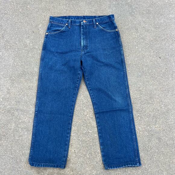 Wrangler 13MWZ Original Fit Cowboy Cut Jeans 35x28 - Picture 2 of 6